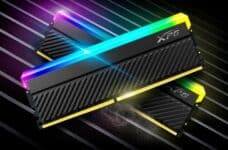 Memória DDR4 XPG Spectrix D45, RGB, 16GB (2X8GB), 3600MHz, Black, AX4U36008G18I-DCBKD45G