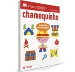 Papel Sulfite A4, Chamequinho, 120 gramas, Chamex, 29881, Branco, International Paper, 50 Folhas