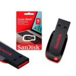 Pen Drive 16GB Cruzer Blade Sandisk USB 2.0, Preto - SDCZ50-016G-B35