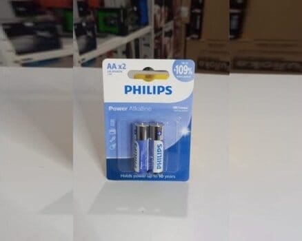 PHILIPS Pilha alcalina AA 1.5V C/02, Azul, branco e prata, LR6P2B/59