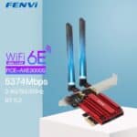 Placa de Rede PCIE WiFi 6E + Bluetooth 5.2 Fenvi