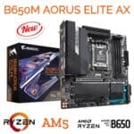 Placa Mãe Gigabyte B650M Aorus Elite AX