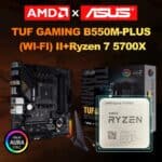 Processador Amd Ryzen 7 5700X + B550M TUF PLUS WiFi