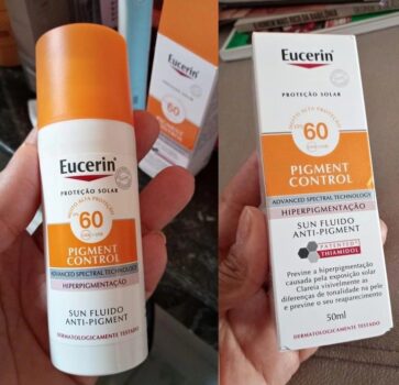 Protetor Solar Facial Eucerin - Sun Gel-Creme Oil Control FPS 60 50g