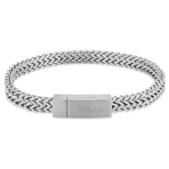 Pulseira Life Masculina Aço 19,5 cm