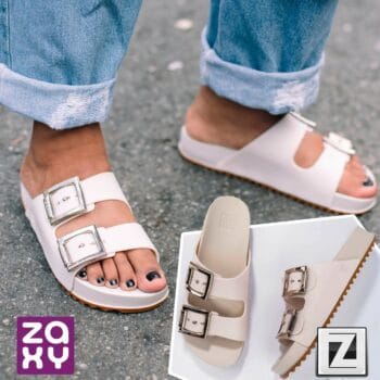 Rasteira Zaxy Fivela Feminina