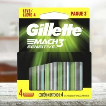 Refil Para Barbear Gillette Mach3 Leve 4 Pague 3