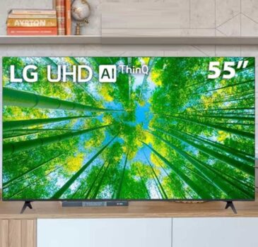 Smart TV 55" LG 4K 55UQ7950PSB WiFi, Bluetooth, HDR, Inteligência Artificial ThinQ, Smart Magic, Google, Alexa