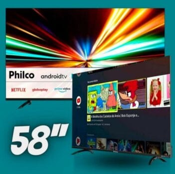 Smart TV LED 58" Philco PTV58G10AG11SK UHD (3840 X 2160) Preto