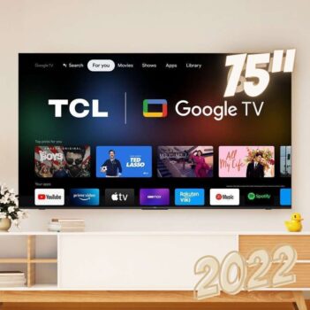 Smart TV LED 75" 4K UHD TCL 75P735 - Google TV, Wifi, HDMI