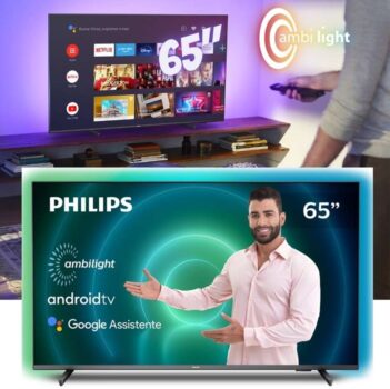 Smart TV Philips 65" Ambilight 4K UHD LED 65PUG7906/78 Dolby Atmos