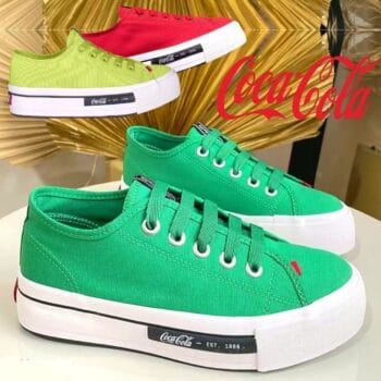 Tênis Daytona Plataforma Canvas, Coca-Cola Shoes, feminino