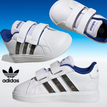 Tênis Infantil Adidas Grand Court Lifestyle Hook and Loop