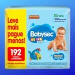 Toalhas Umedecidas para Bebês Babysec Ultrafresh - 192 Unidades