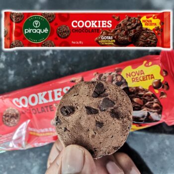 Biscoito Cookie Chocolate Piraquê Pacote 80g