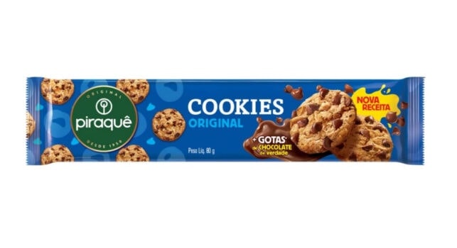 Biscoito Cookie Original Piraquê Pacote 80g