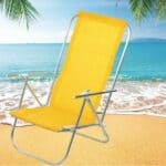 Cadeira de Praia 2 Posições Alumínio 041 Botafogo Lar & Lazer Sortida