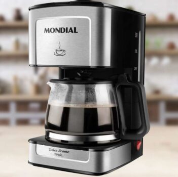 Cafeteira Elétrica Mondial Dolce Arome C-43-20X-SI - 20 Cafés Preto