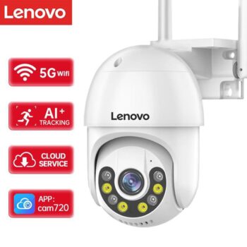 Câmera de Seguranca Lenovo 3MP 5G Wifi