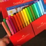 Canetinha Hidrográfica, Faber-Castell, 15.0136VVZF, Vai E Vem, 36 Cores Neon, Cor: Multicor