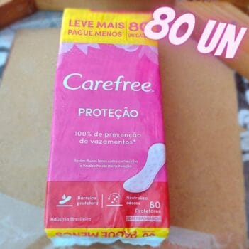 CAREFREE Protetor Diário Proteção Com Fragrância 80 unidades