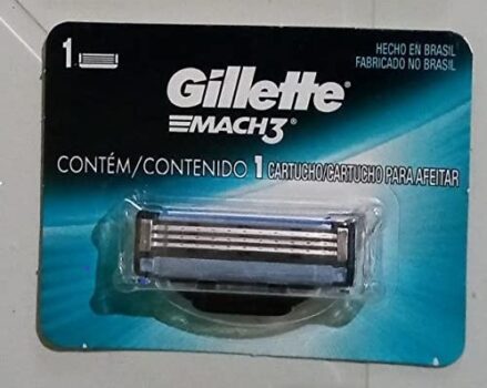 Carga para Aparelho de Barbear Gillette Mach3 1 unidade