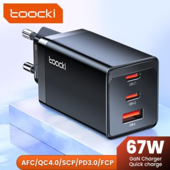 Carregador Toocki 67w GaN
