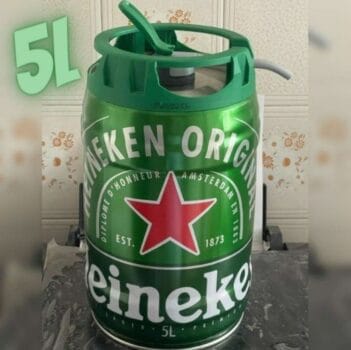 Cerveja Heineken não Retornável Pilsen Barril 5L