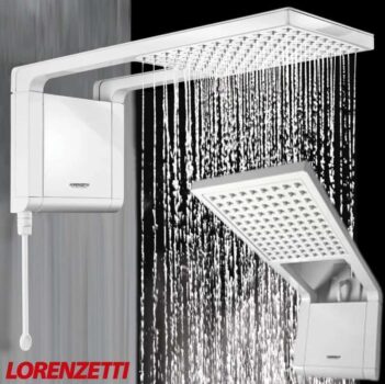 Chuveiro Lorenzetti Acqua Storm Ultra 5500W - Branco Temperatura Gradual