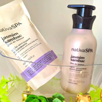 Combo Nativa SPA Jasmim Sambac: Loção Corporal 400ml + Refil 400ml