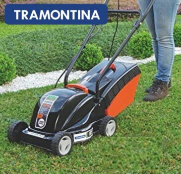 Cortador De Grama Elétrico Tramontina Ce35m2 Com Diâmetro De Corte De 350 Mm Coletor Rígido E Chassi Metálico 1300 W 220 V 1300w