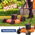 Cortador De Grama Elétrico Tramontina Ce45m Com Diâmetro De Corte De 450 Mm E Chassi Metálico 2500 W 220 V 2500w