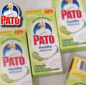 Desodorizador Sanitário Pato Pastilha Adesiva Citrus 3UN 20% Desconto