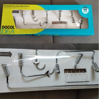 Docol 00586306 Kit de Acessórios, Cromado