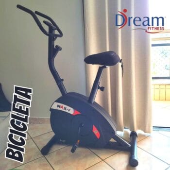 Dream Fitness Vertical MAX V - Bicicleta Ergométrica, PRETO