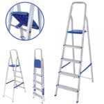 Escada Dobrável em Alumínio 5 Degraus MOR 5103