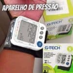 G-Tech Aparelho de pressão digital de pulso GP400, Branca