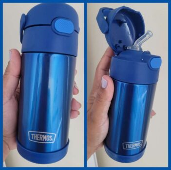 Garrafa Thermos Blue Funtainer 340 ml