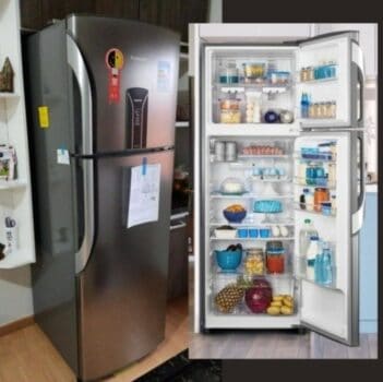 Geladeira/Refrigerador Panasonic Frost Free Duplex 387L Top Freezer BT41X
