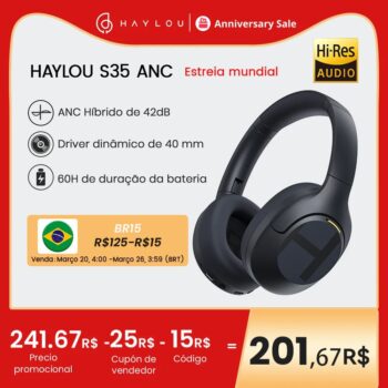 HAYLOU S35 ANC Headphone Bluetooth