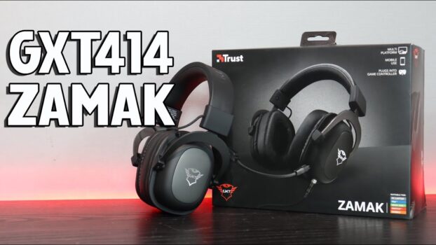 Headset Gamer Trust GXT 414 Zamak Premium, Drivers 53mm, P3, PC, Xbox One, PS4 Pro, PS4 Slim, PS4 Original, Nintendo Switch, PS5, Xbox Series X, Preto - 23310