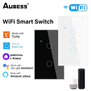 Interruptor Inteligente Wifi Aubess (Precisa de fio neutro)
