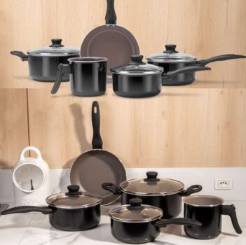 Jogo De Panelas 5 Peças Ceramic Life Easy Brinox 4789