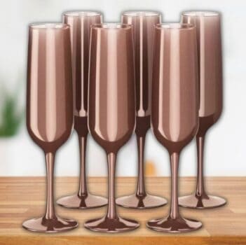 Jogo de Taças para Espumante 160ml 6 Peças - Coza Celebration