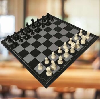 Jogo De Xadrez Magnético 19,5 x 19,5 Cm