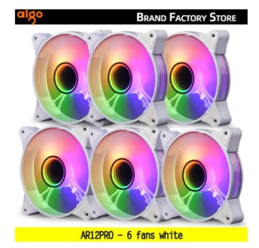 Kit 6x Fans ARGB Aigo AR12 Pro