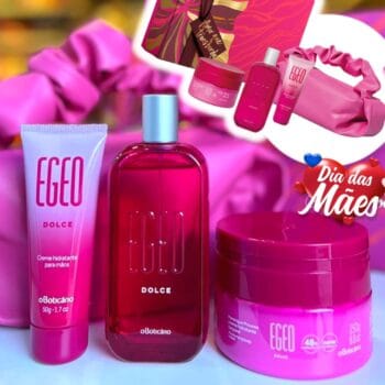 Kit Dia das Maes Egeo Dolce com Bolsa Fru Fru (4 itens)