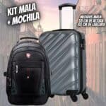 Kit Mala de Viagem de Bordo Havana + Mochila Executiva Fuji Swiss Move