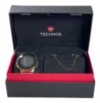 Kit Technos Feminino Digital Dourado - BJ3851AD/K4P