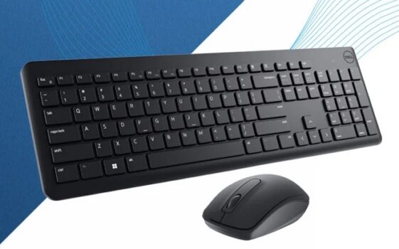 Kit Teclado e Mouse sem Fio Dell KM3322W